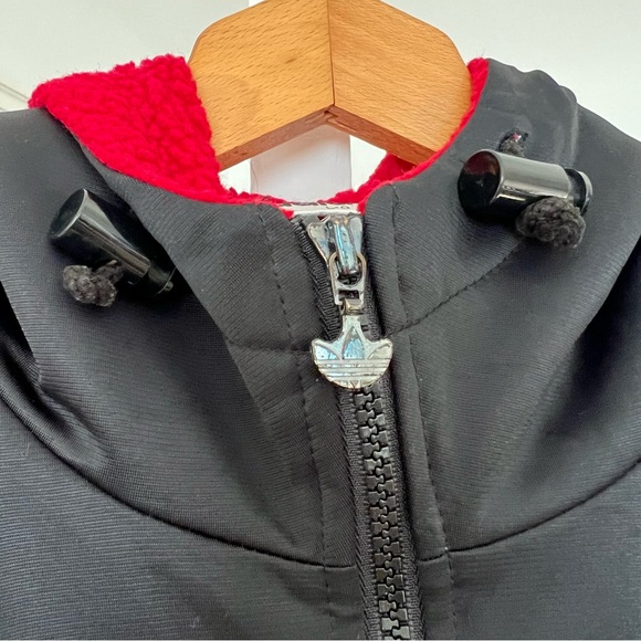 hooded adidas long track jacket - Picture 4 of 6